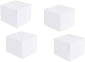 FOAMMA White Foam Brick Crafts Foam Cubes 4pcs